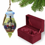 A day at the Vineyard Hand Painted Mouth Blown Glass Ornament - Montana Home & Kitchen Co.