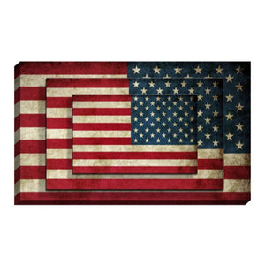 American flag Unframed Print Wall Art - Montana Home & Kitchen Co.