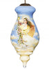 Angel Divine Hand Painted Mouth Blown Glass Ornament - Montana Home & Kitchen Co.