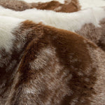 Animal Print Area Rug Brown And White - Montana Home & Kitchen Co.