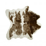 Animal Print Area Rug Brown And White - Montana Home & Kitchen Co.