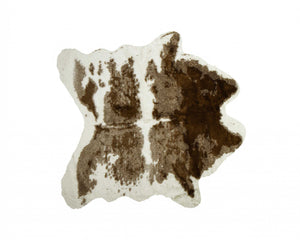 Animal Print Area Rug Brown And White - Montana Home & Kitchen Co.