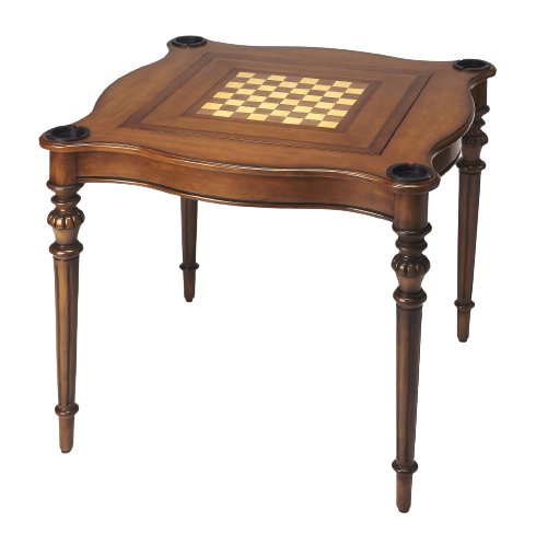 Antique Cherry Multi Game Table - Montana Home & Kitchen Co.