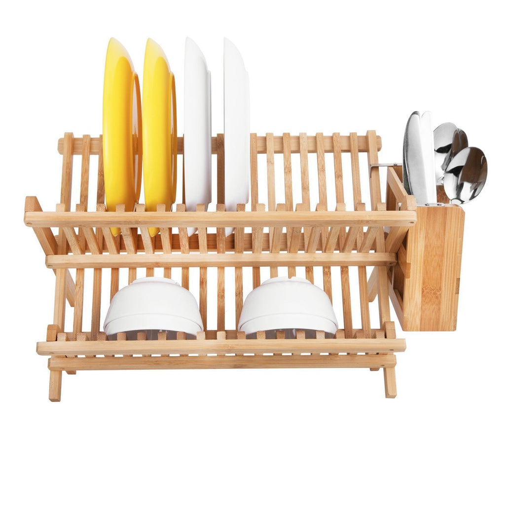 Bamboo Folding Dish Rack - Montana Home & Kitchen Co.