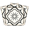 Black And White Mosaic Peel And Stick Removable Tiles 4" X 4" - Montana Home & Kitchen Co.