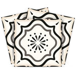 Black And White Mosaic Peel And Stick Removable Tiles 4" X 4" - Montana Home & Kitchen Co.