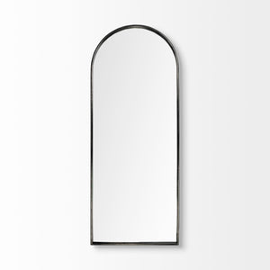 Black Arch Full Length Hanging Metal Mirror - Montana Home & Kitchen Co.