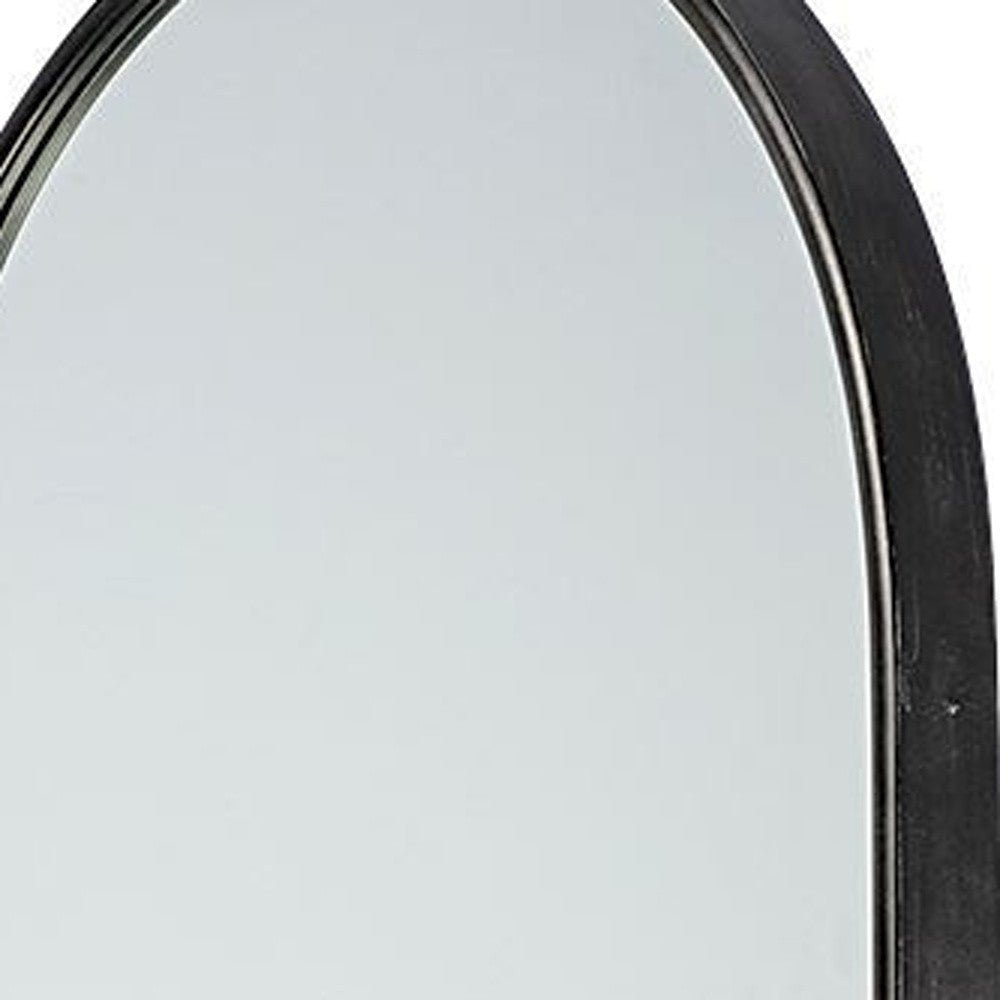 Black Arch Full Length Hanging Metal Mirror - Montana Home & Kitchen Co.