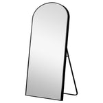 Black Arched Standing Mirror - Montana Home & Kitchen Co.