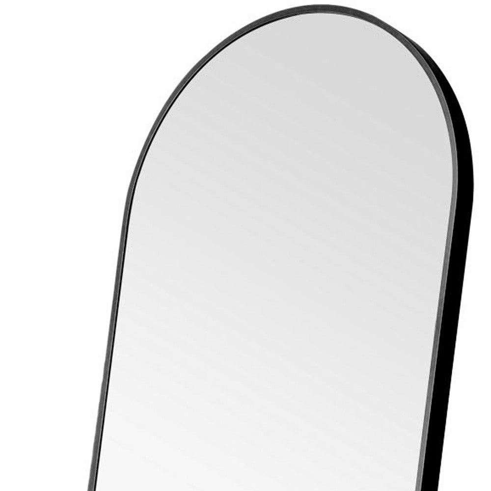 Black Arched Standing Mirror - Montana Home & Kitchen Co.