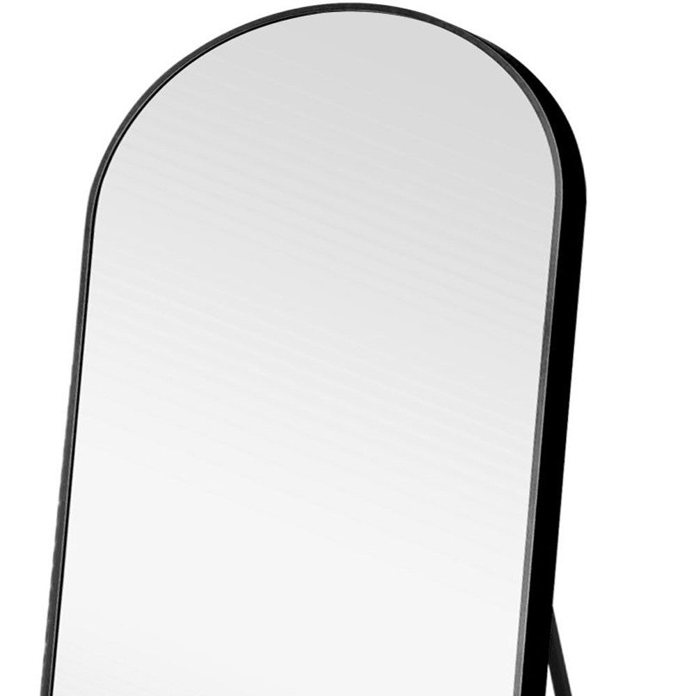 Black Arched Standing Mirror - Montana Home & Kitchen Co.