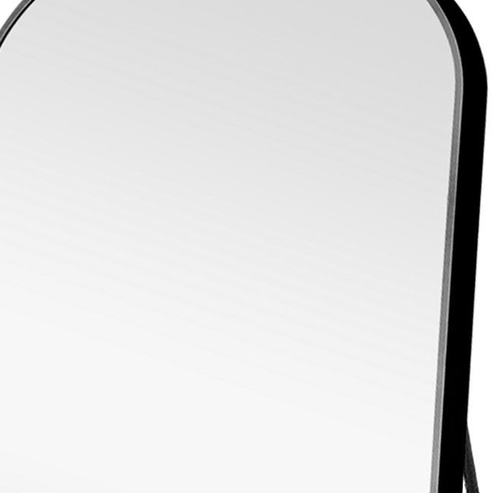 Black Arched Standing Mirror - Montana Home & Kitchen Co.