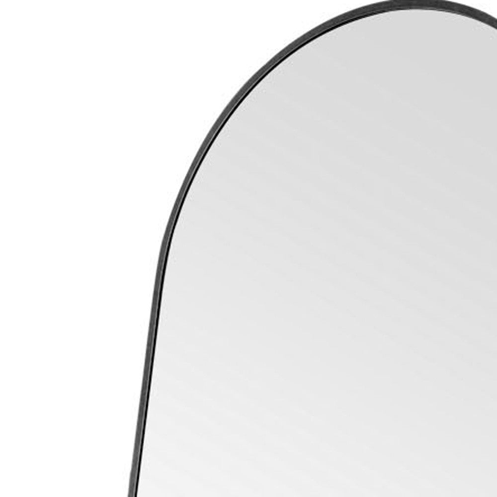 Black Arched Standing Mirror - Montana Home & Kitchen Co.