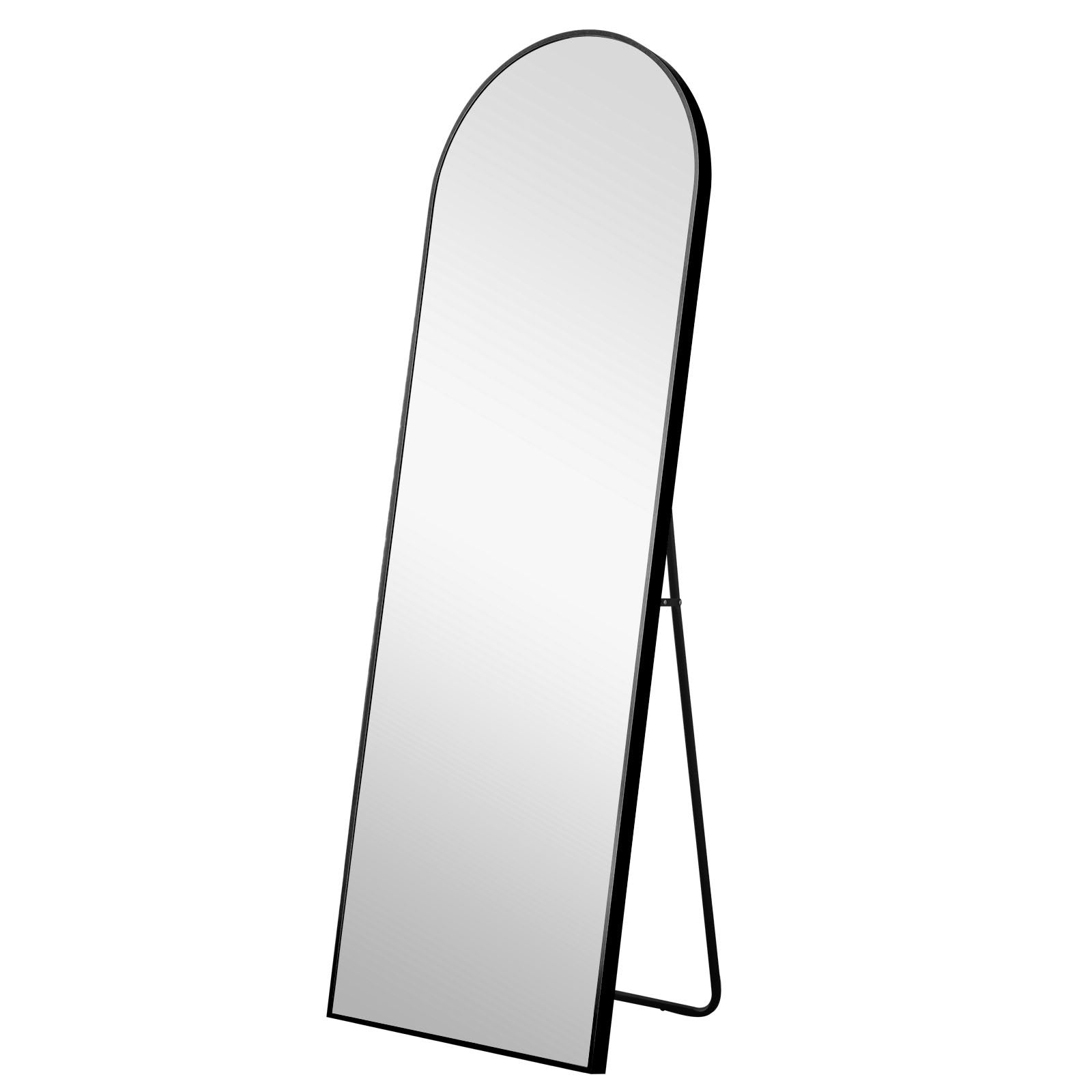 Black Arched Standing Mirror - Montana Home & Kitchen Co.