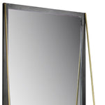 Black Metal Mirror with Shelf - Montana Home & Kitchen Co.