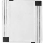 Black Rectangle Accent Glass Mirror - Montana Home & Kitchen Co.