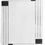 Black Rectangle Accent Glass Mirror - Montana Home & Kitchen Co.