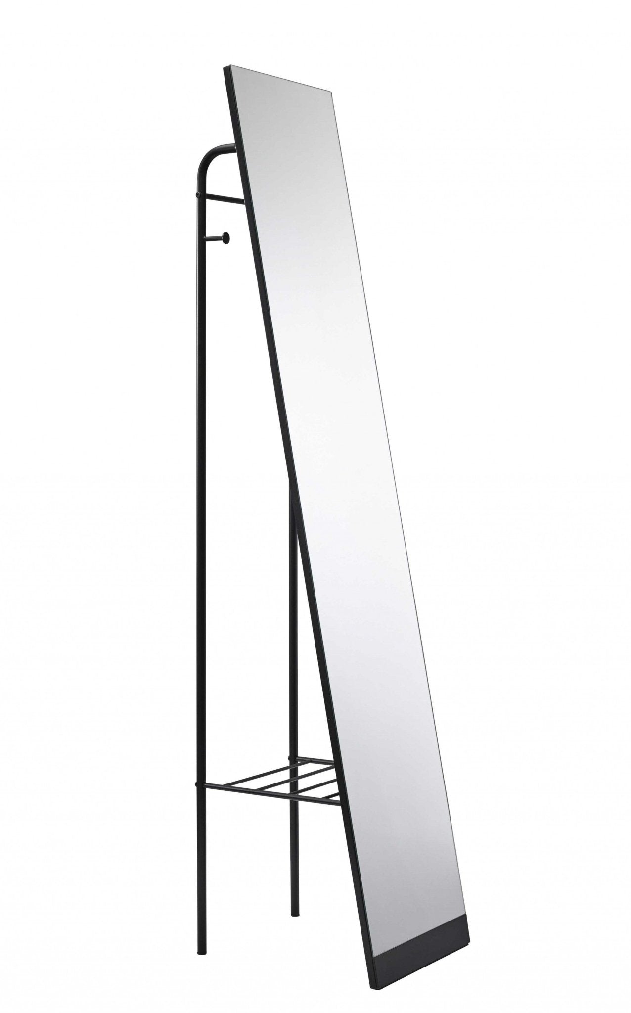 Black Rectangle Cheval Standing Metal Mirror - Montana Home & Kitchen Co.