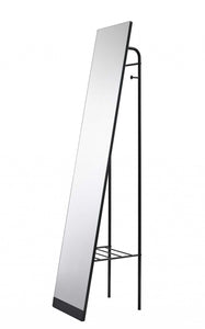 Black Rectangle Cheval Standing Metal Mirror - Montana Home & Kitchen Co.