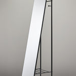 Black Rectangle Cheval Standing Metal Mirror - Montana Home & Kitchen Co.