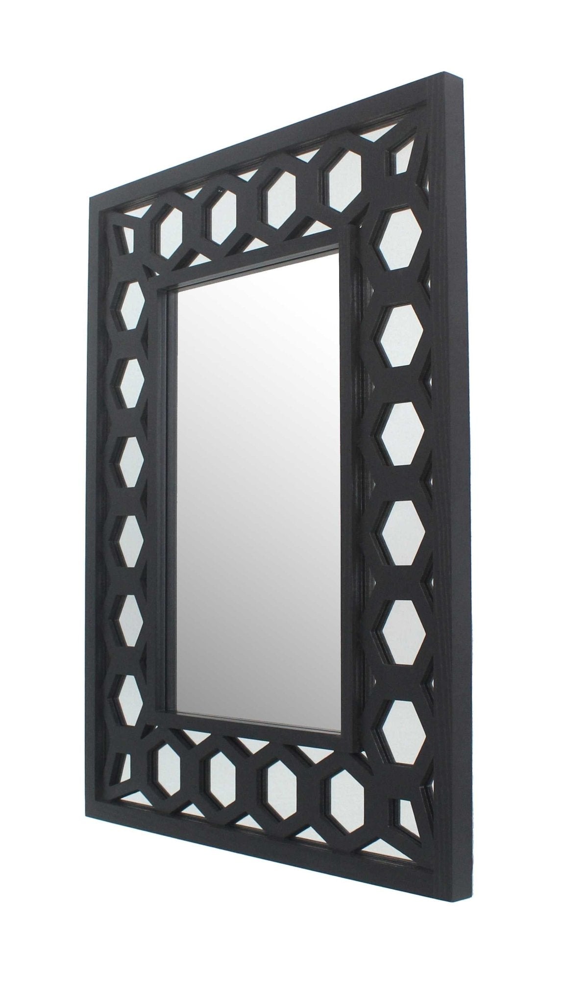 Black Square Accent Mirror - Montana Home & Kitchen Co.