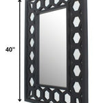 Black Square Accent Mirror - Montana Home & Kitchen Co.