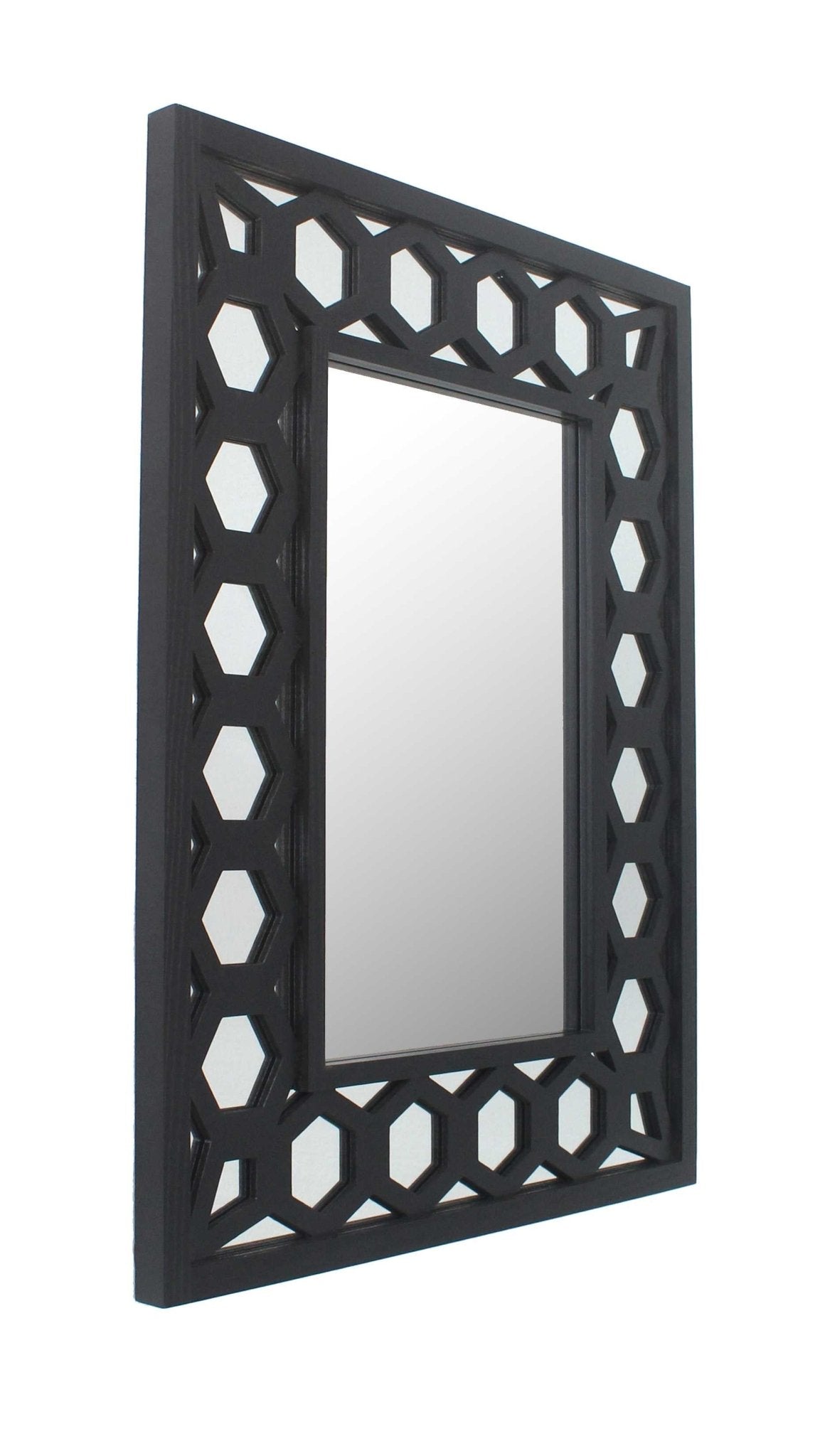 Black Square Accent Mirror - Montana Home & Kitchen Co.