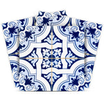 Blue Mia Gia Peel And Stick Removable Tiles 4" X 4" - Montana Home & Kitchen Co.