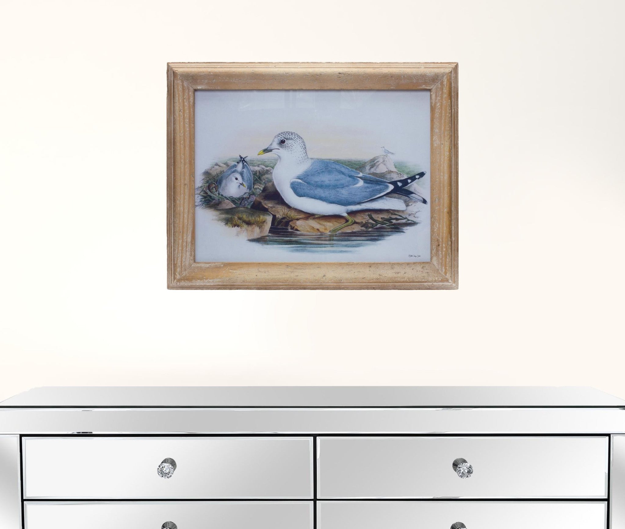 Blue Solid Wood Bird Wall Decor - Montana Home & Kitchen Co.