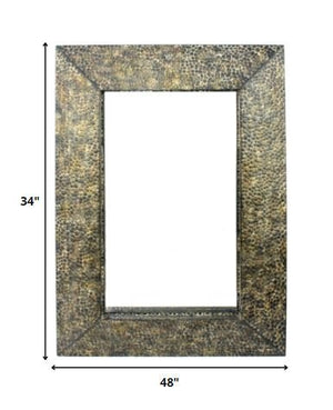 Bronze Rectangle Accent Metal Mirror - Montana Home & Kitchen Co.