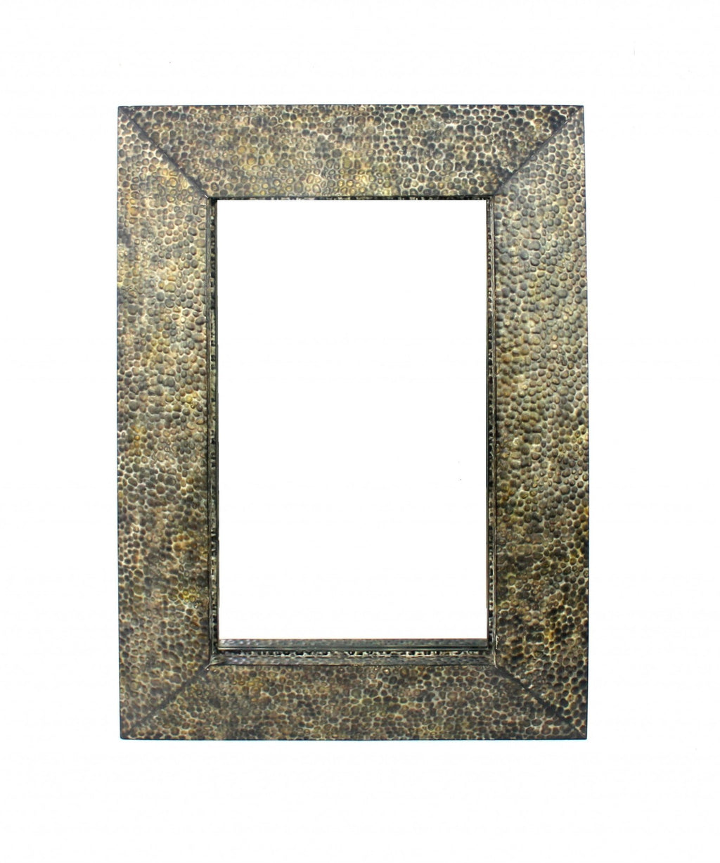 Bronze Rectangle Accent Metal Mirror - Montana Home & Kitchen Co.