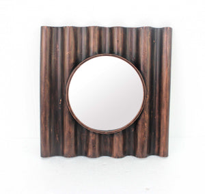 Bronze Square Accent Metal Mirror - Montana Home & Kitchen Co.