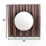 Bronze Square Accent Metal Mirror - Montana Home & Kitchen Co.