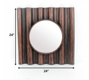 Bronze Square Accent Metal Mirror - Montana Home & Kitchen Co.