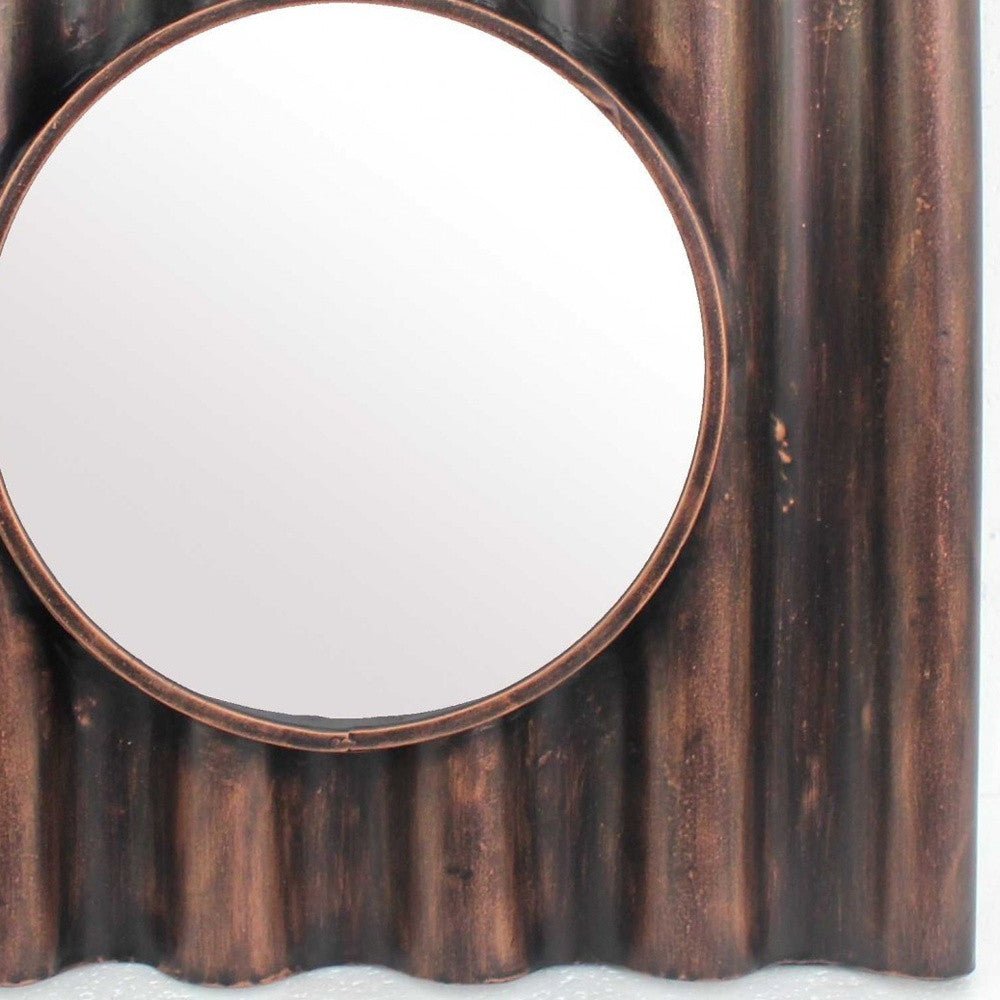 Bronze Square Accent Metal Mirror - Montana Home & Kitchen Co.