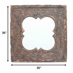 Bronze Square Accent Mirror - Montana Home & Kitchen Co.