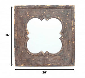 Bronze Square Accent Mirror - Montana Home & Kitchen Co.