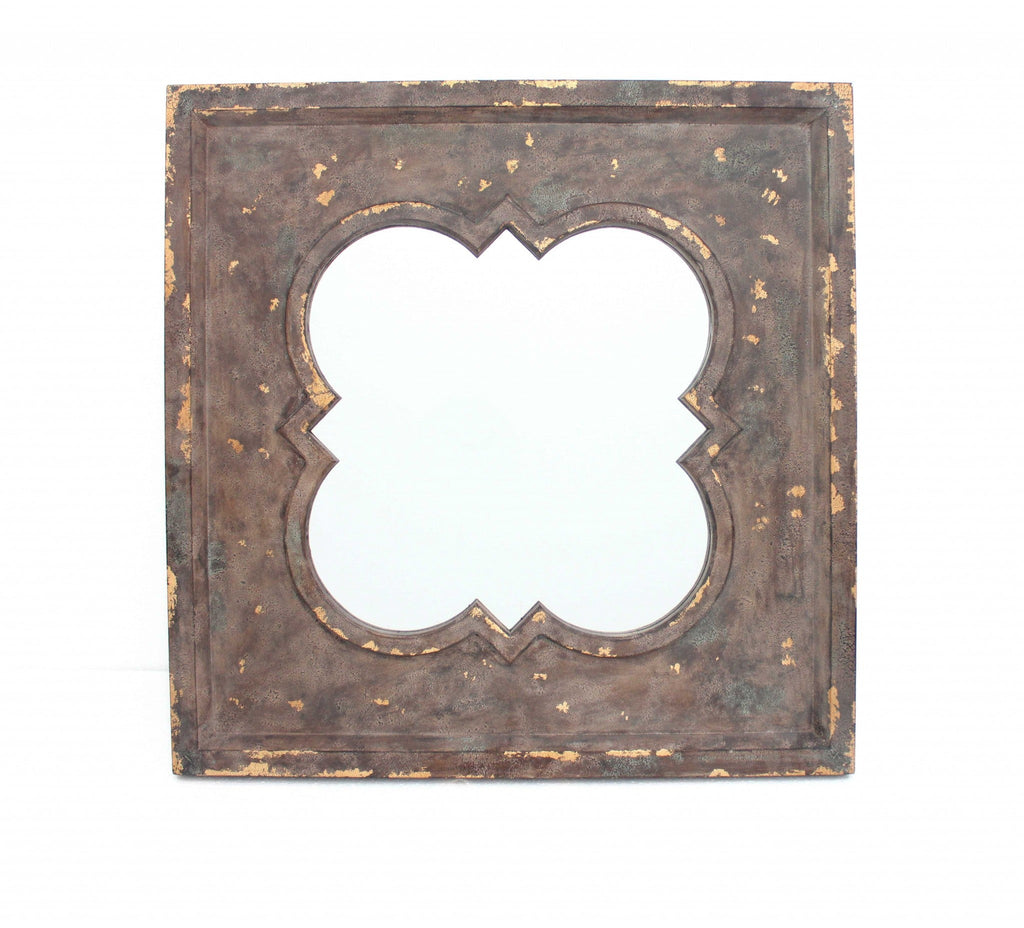 Bronze Square Accent Mirror - Montana Home & Kitchen Co.