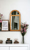 Brown Arch Accent Mirror - Montana Home & Kitchen Co.