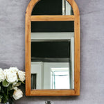 Brown Arch Accent Mirror - Montana Home & Kitchen Co.