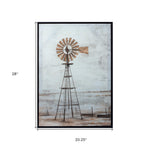 Brown Fabric Windmill Wall Decor - Montana Home & Kitchen Co.