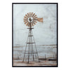 Brown Fabric Windmill Wall Decor - Montana Home & Kitchen Co.