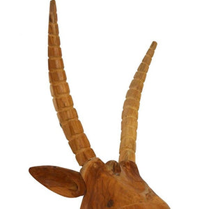 Brown Solid Wood Elk Wall Decor - Montana Home & Kitchen Co.