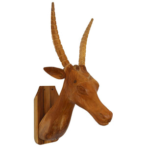 Brown Solid Wood Elk Wall Decor - Montana Home & Kitchen Co.