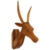 Brown Solid Wood Elk Wall Decor - Montana Home & Kitchen Co.