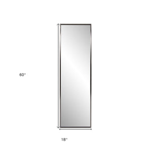 Brushed Titanium Rectangular Full Length Wall Mirror - Montana Home & Kitchen Co.