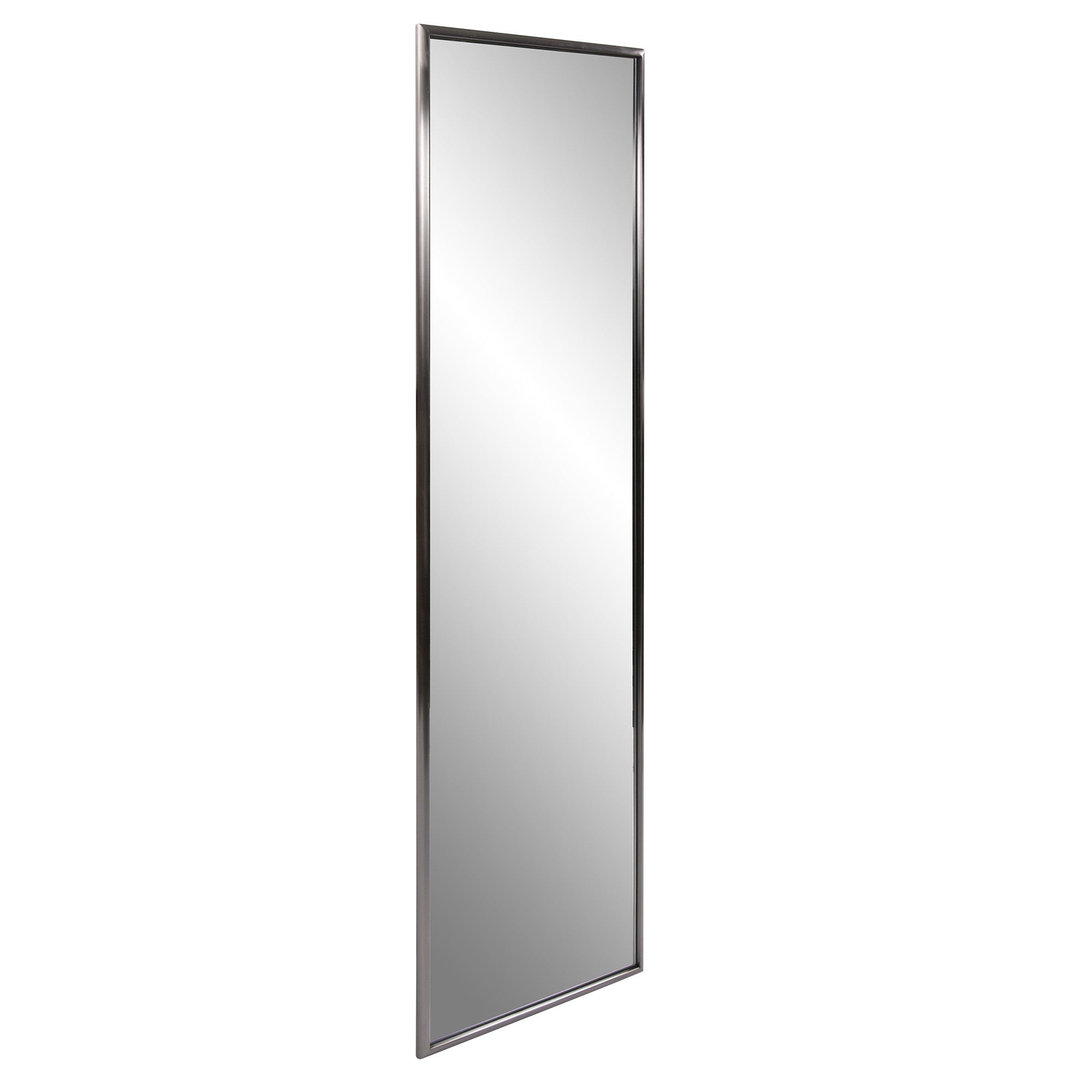 Brushed Titanium Rectangular Full Length Wall Mirror - Montana Home & Kitchen Co.