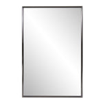 Brushed Titanium Rectangular Wall Mirror - Montana Home & Kitchen Co.