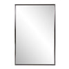 Brushed Titanium Rectangular Wall Mirror - Montana Home & Kitchen Co.