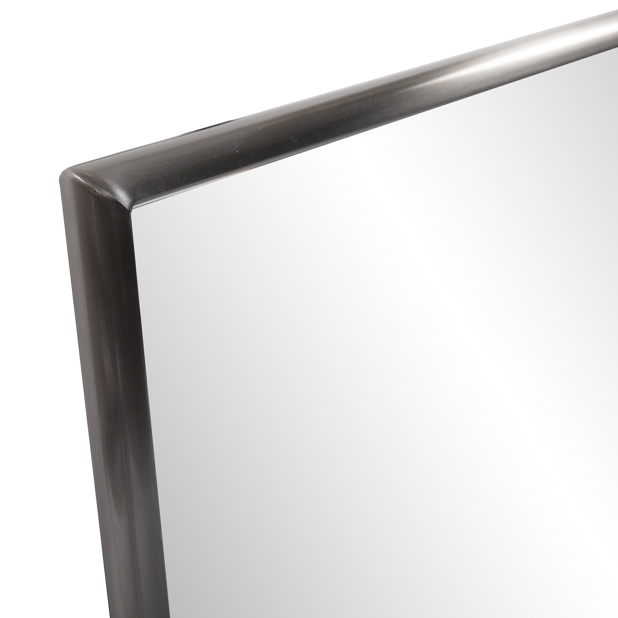 Brushed Titanium Rectangular Wall Mirror - Montana Home & Kitchen Co.